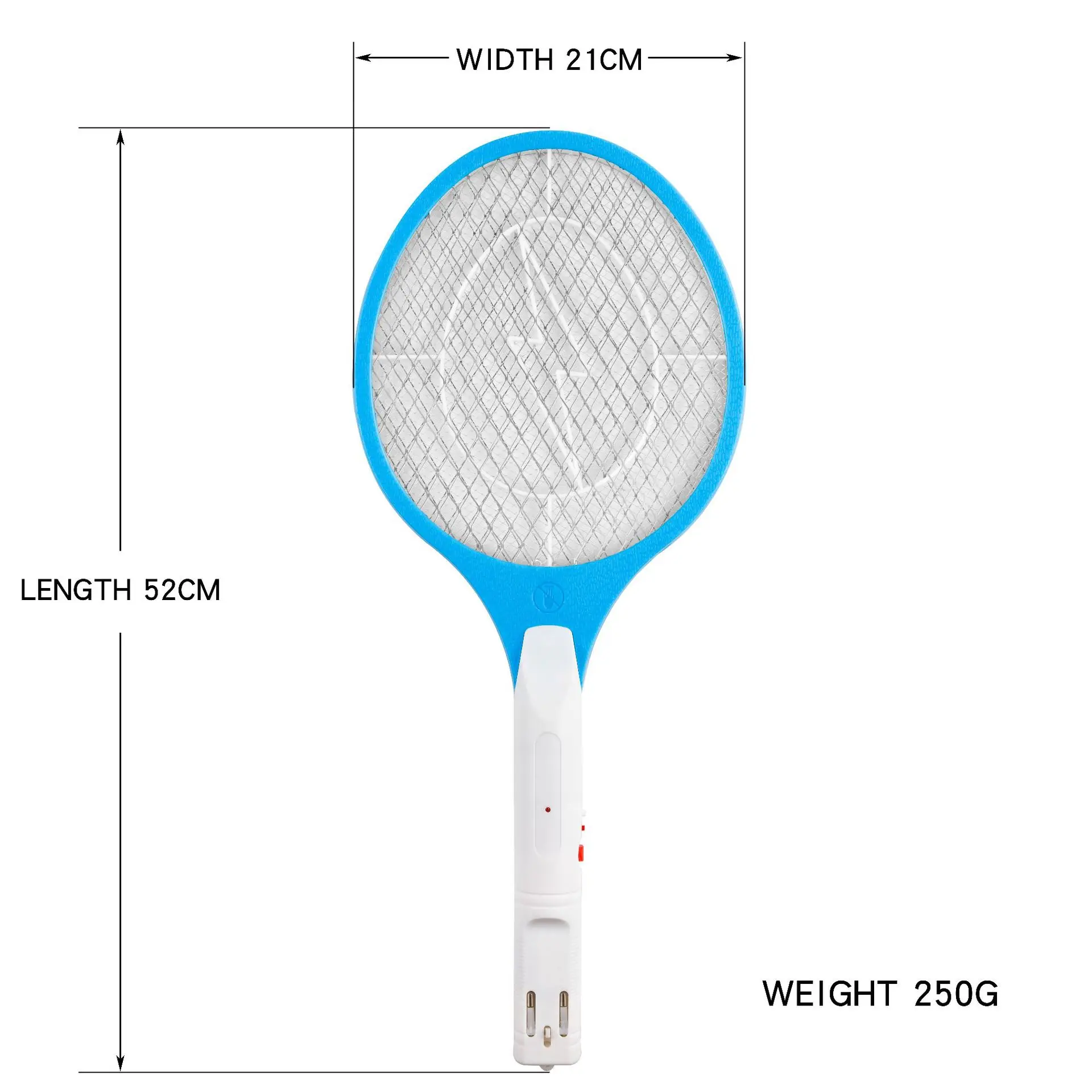 Rechargeable Electric Mosquito Swatter Bat Bug Zapper Fly Swatter Zap Mosquito Zapping Racket for Pest - 3-Layer Safety Mesh