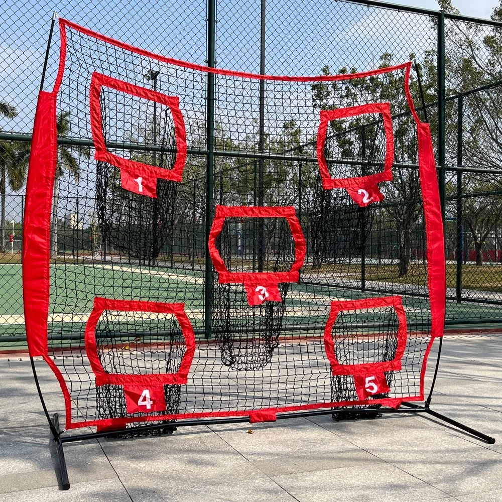 Custom Portable Outdoor American Football Throwing Net Back Stop Net for Throw Accuracy Improving