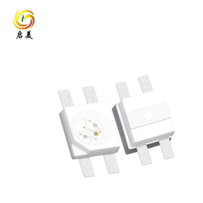 QM Custom High Brightness Reverse Mount Full Colors Blue White pink 4-pin 6028 Rgb Smd Led for Gaming Mechanical Keyboard