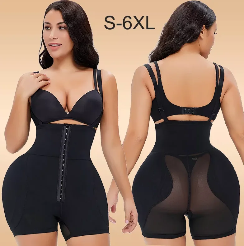 fajas moldeadoras Butt Enhancer 2 Removable Hip Pads High Waist Tummy Control Butt Lifter Shaper SHAPEWEAR PANTIES