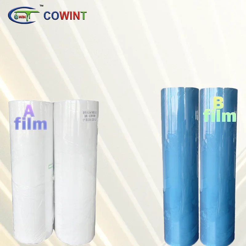 Cowint custom lamination holographic adhesive lamination clear uv blocking protection dtf lamination film