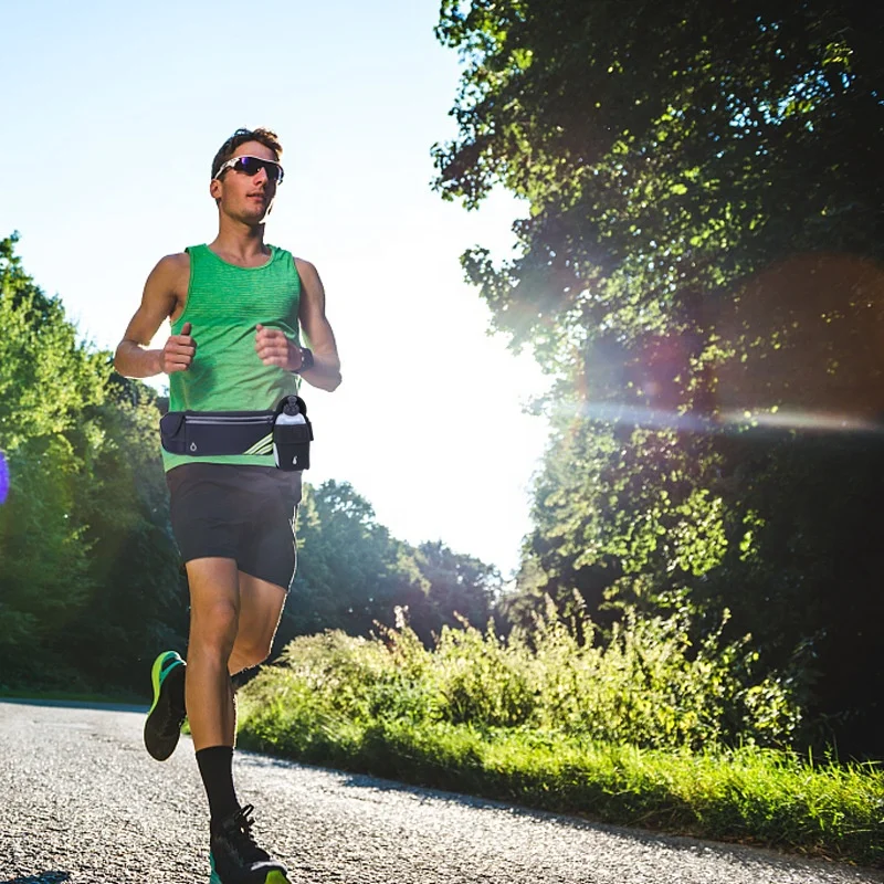 Уличная Мужская и женская спортивная сумка для верховой езды многофункциональная Водонепроницаемая поясная сумка для мобильного телефона