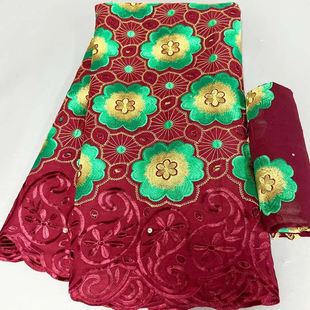 Original swiss voile lace in switzerland gold nigerian lace fabrics polish lace atiku fabric for men high quality5yard/set