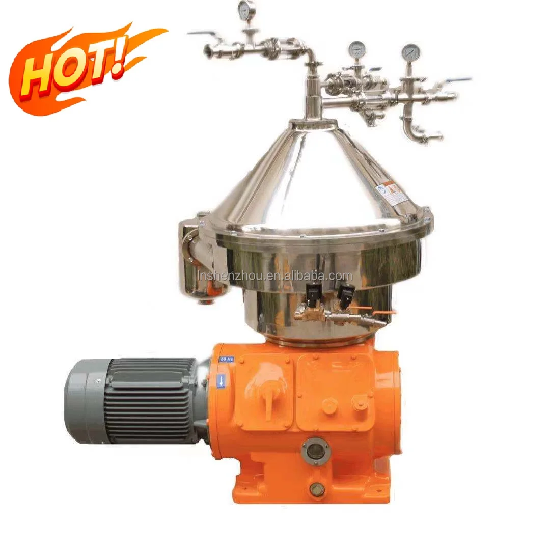 Industrial scale water screw separator centrifugal disc olive palm oil centrifuge