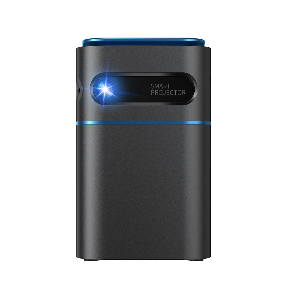 HOTACK 1080P FHD Full HD Smart Portable Projecteur Mobile DLP Projector Mini Beamer Android 9.0 Dual WIFI Bluetooth Proyector
