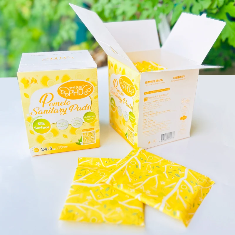 Wholesale Menstrual Hygiene Products Biodegradable Organic Cotton Sanitary Pads For Women