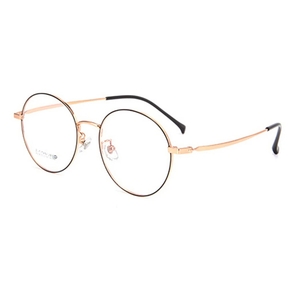 HY8208 High Quality IP Plating Beta Titanium Eyewear Metal Gafas Eyeglasses Optical Frames