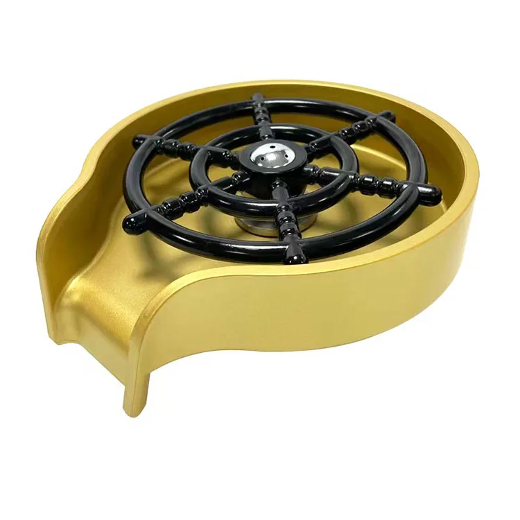 Wholesale Automatic Glass Cup Washer High Pressure Automatic Kitchen Sink Glass Cup Bottle Spin Quick Bar Glass Mug Rinser