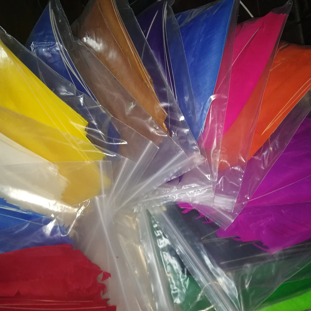Full length Real Turkey Feather Fletching Arrow Feathers for Archery Hunting and Shooting Arrow Feather DIY
