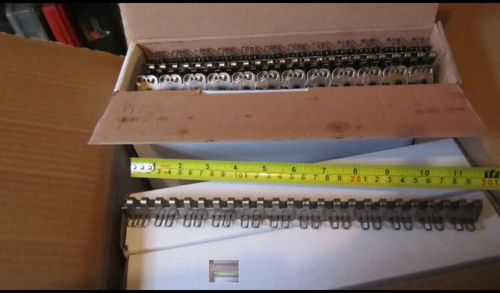 Hinged Plate Staples Pin Belt Fasteners PVC Conveyor Belt Fasteners in Steel and 304 Stainless Steel Carton Packing