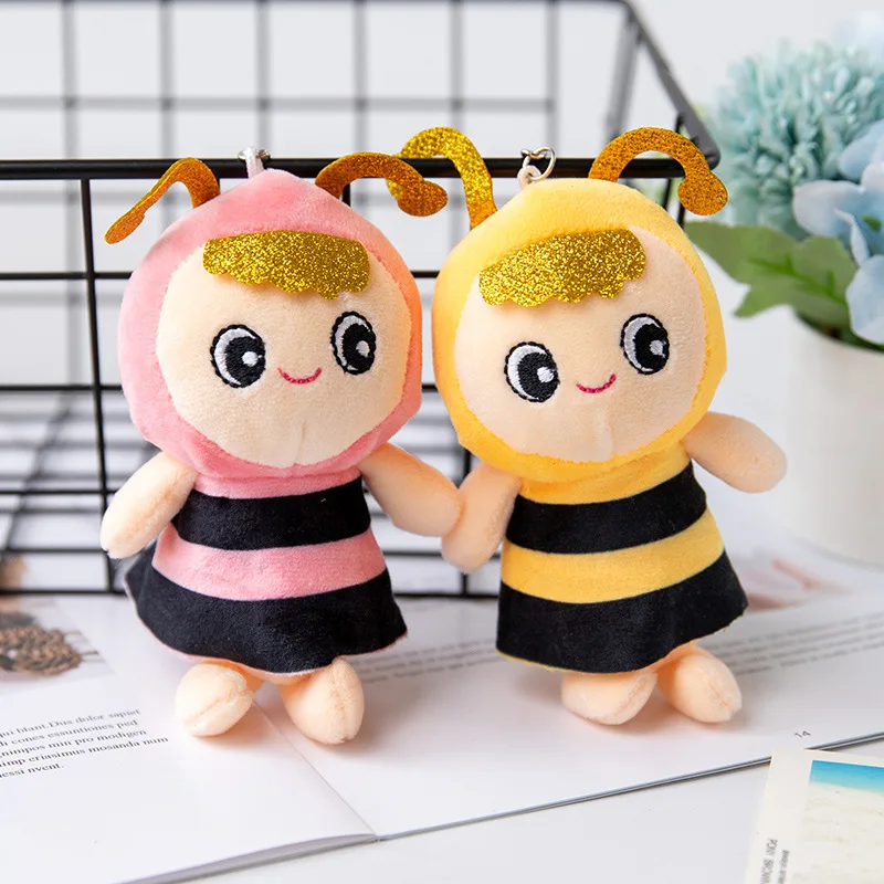 Amazon Hot Sale Small Bee Stuffed & Plush Toys Bees Animal Pendant For Home Decoration