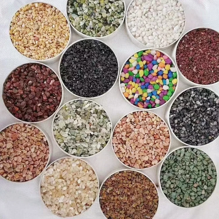 Factory sales of colored natural pebbles and gravel, supporting customized services cobblestone