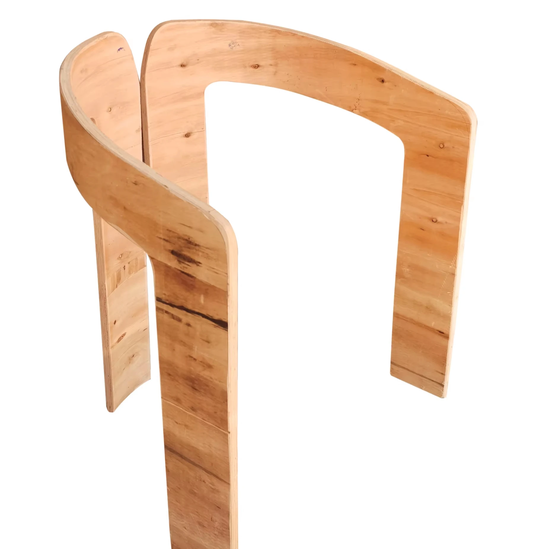 Casual Chair Eucalyptus Bend Plywood for Dining Living Room Bedroom Kitchen Outdoor Use Hot Pressed Furniture Frames