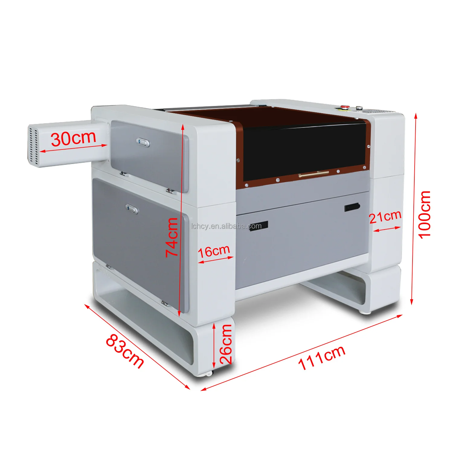 Manufacturer Supply co2 laser cutting machine 4060 ruida 60w lazer laser 4060 ccd laser cutting machine 4060