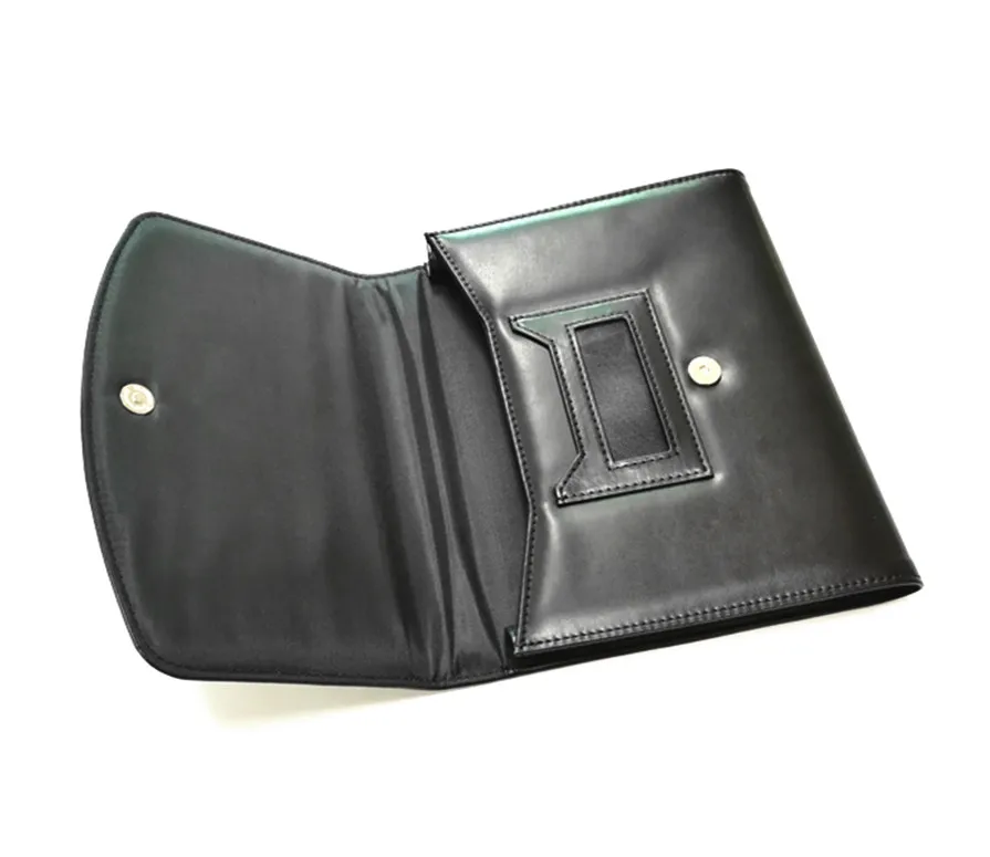 Custom filling supply leather car registration document holder vehicle insurance card file folder