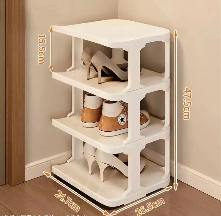 Wholesale Household Home Easy Use Living Room Plastic PP Stand Detachable Sneaker Shoes Storage Holder Rack