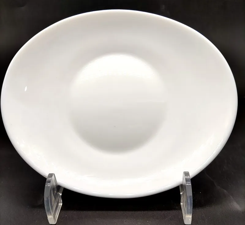 
Набор пластин с винтовой резьбой, устойчивая к царапинам простая белая стеклянная пластина для микроволновой печи 