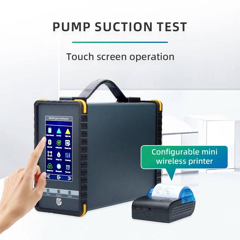 IP65 S360 Portable Industrial Gas Analyzer Detector Carbon Monoxide with Display and Built-In Pump Suction Type