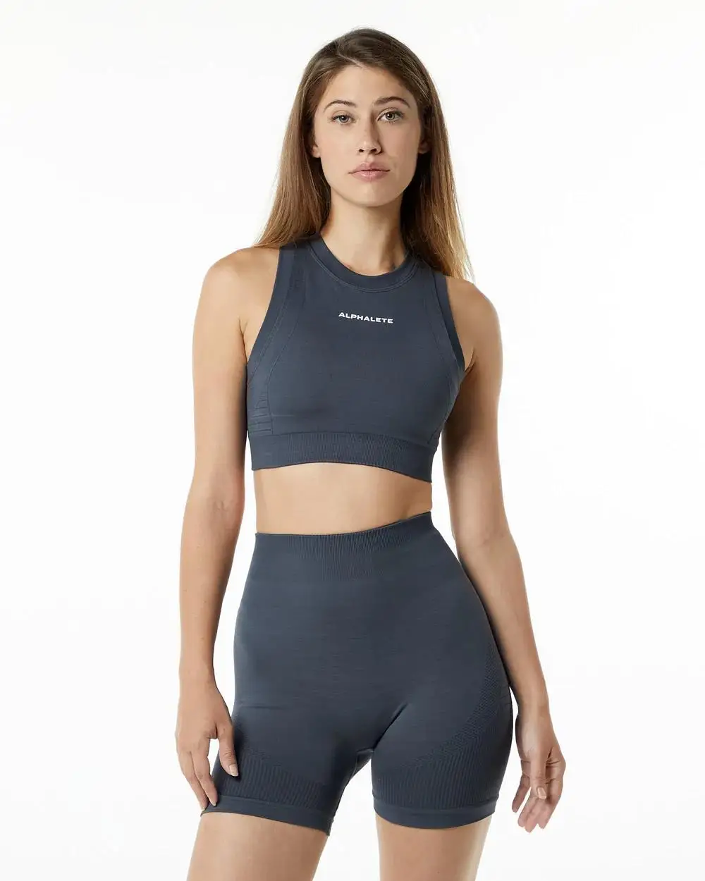 NEW Soft Recycled Material Women Sports Gym Ozone Yoga Set Seamless Workout Set