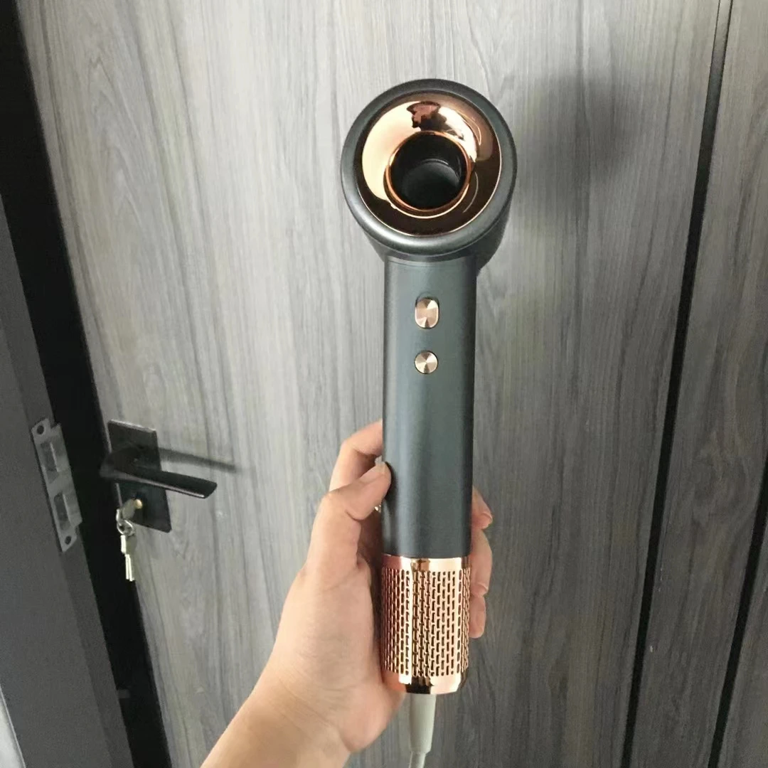 High wind hair care 2400w high power hair dryer blue light care quick drying automatic power off protection 2024 new product