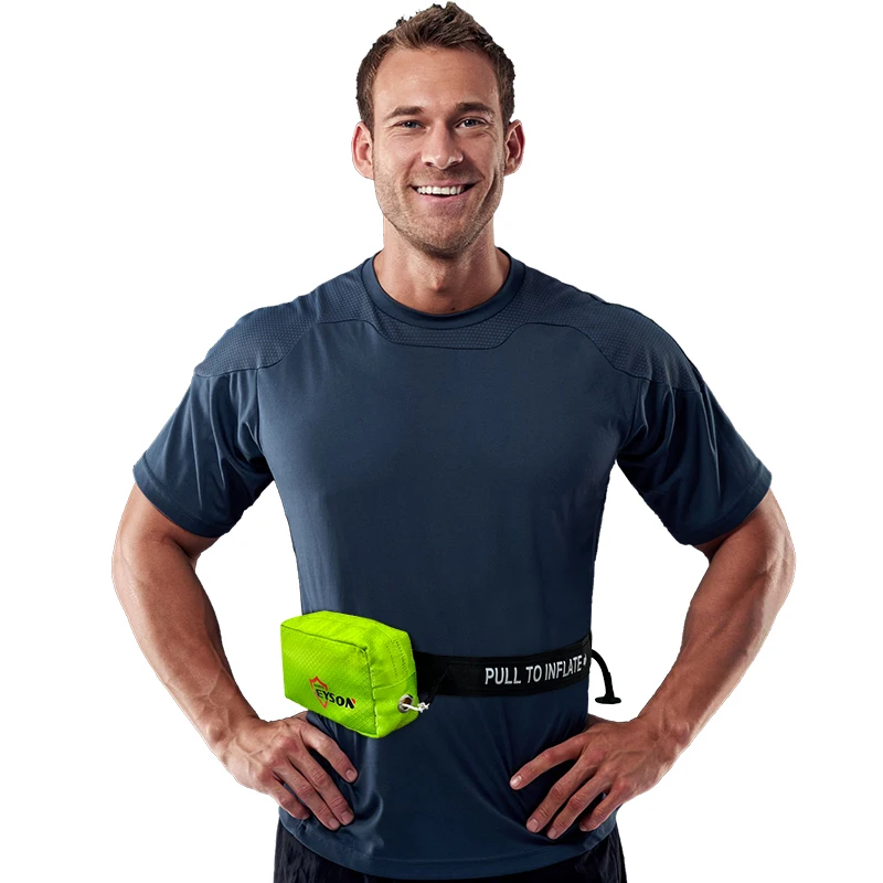 New Adults Buoyancy Aid Water Activities Waist Belt Safety Life Jacket Co2 Cartridge Inflatable Life Jacket