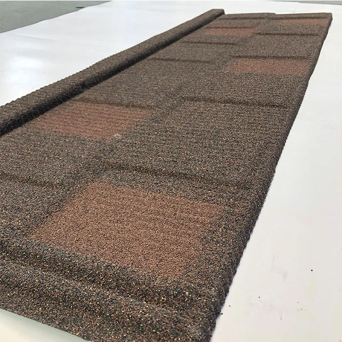 Stone coated roofing metal tile Red Stone Coated Anti corrosion roofing shingles tile