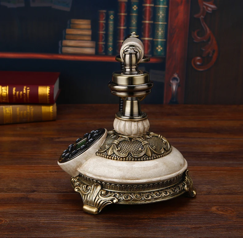 Authentic antique telephone landline home European wired fixed wireless plug-in card retro telephone classic American