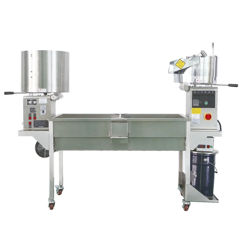 
Poppers and Coater 2-in-1 Machine Cooker and Coater with Popper Popcorn Machine and Caramelizer 2-in-1 Machine 