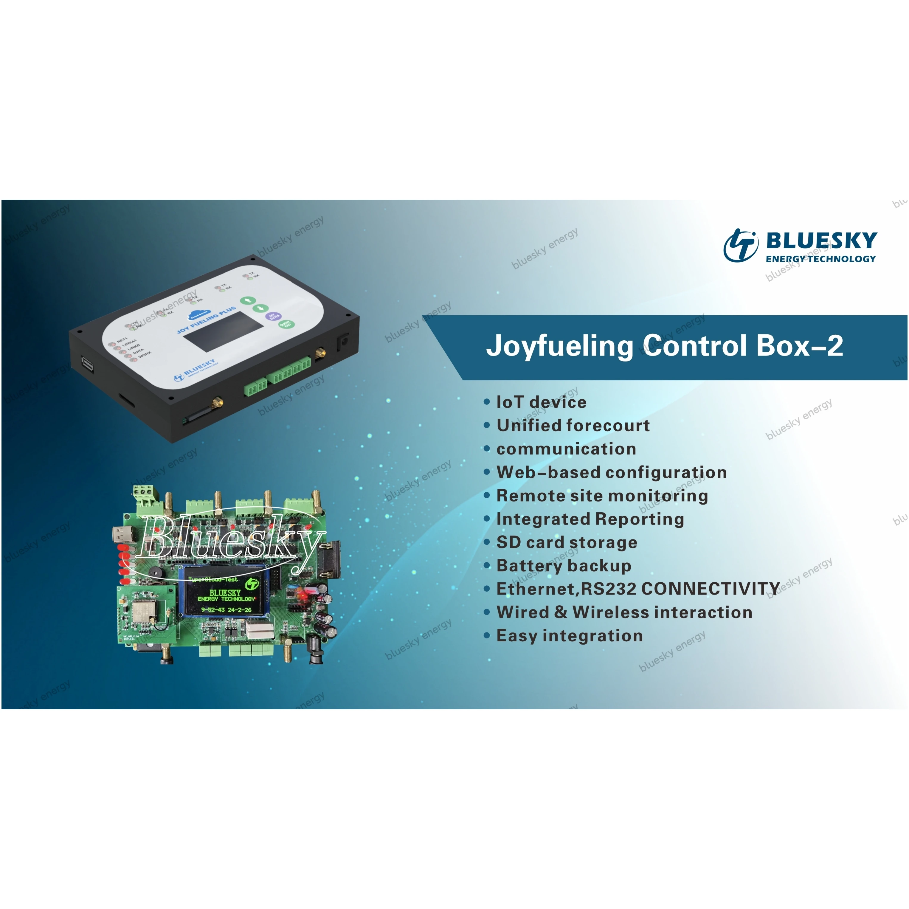 Bluesky Gas station fuel dispenser management software RFID management system