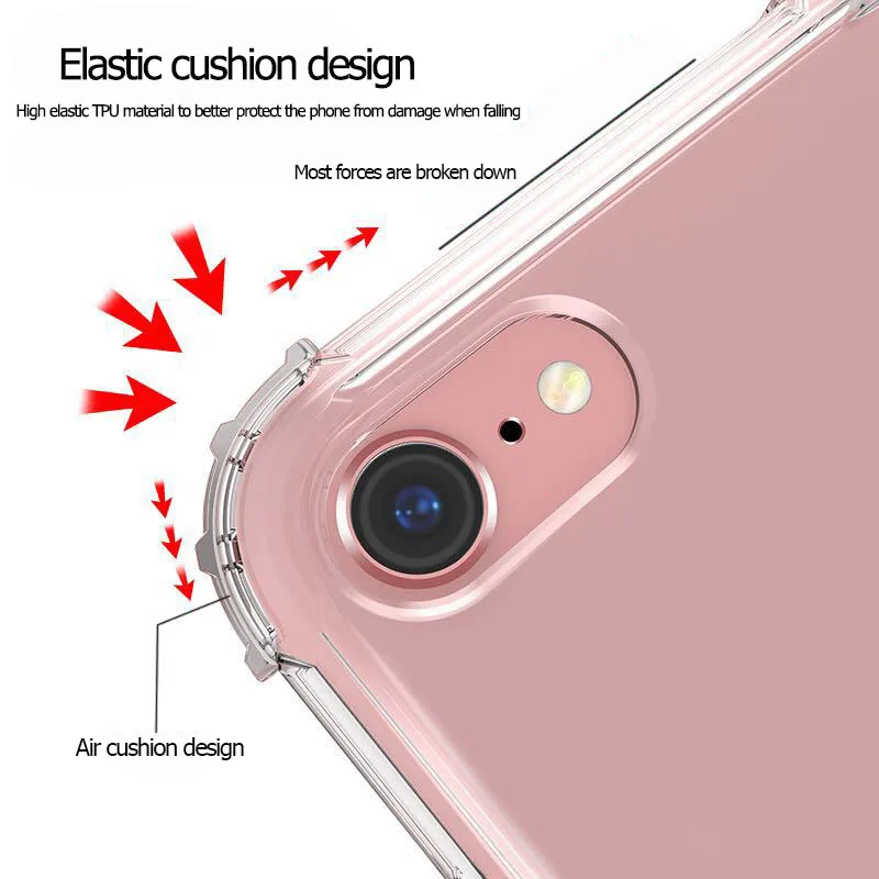 Leadingplus Wholesale Soft TPU Bumper Shockproof Clear Case for Iphone 11 Pro Case