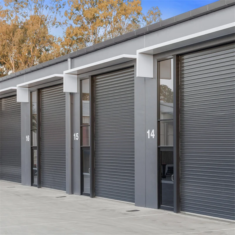 TOMA  European standard motorized aluminum shutters aluminum slats steel roller shutter porte aluminum