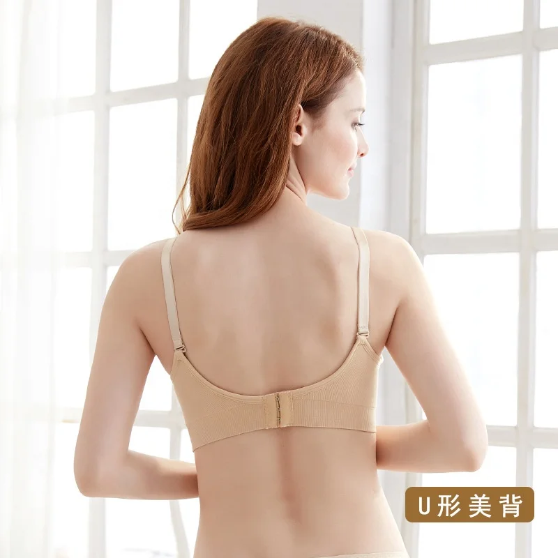 Лидер продаж с фабрики, низкая цена, пикантный бесшовный бюстгальтер для грудного вскармливания для беременных и кормящих матерей