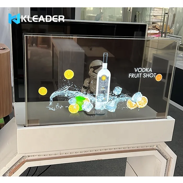 4K Transparent Oled Display Screen Flexible Oled Advertising Touch Screen With Panel Support 55 and 30 inch for Window and Glass