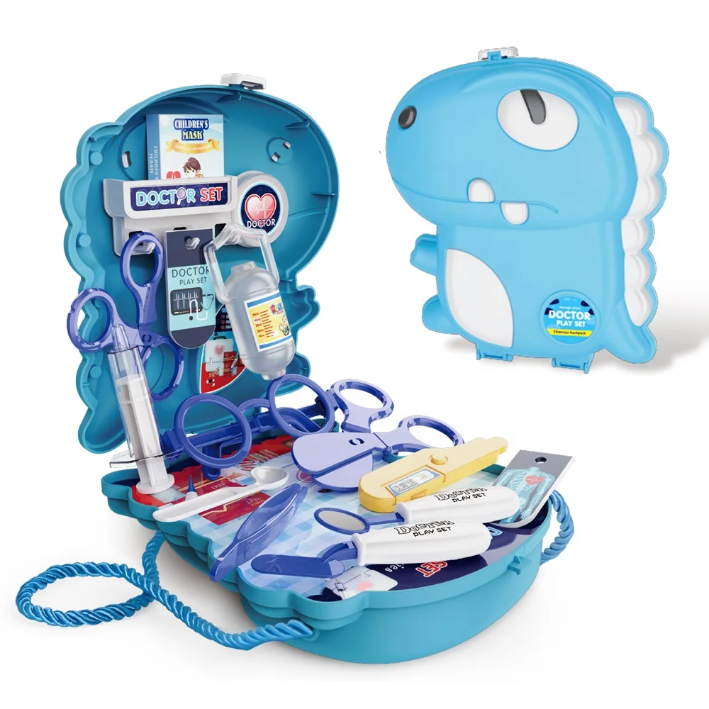 Educational Play House dinosaur Doctor Set Pretend toy doctor tools kit for kids