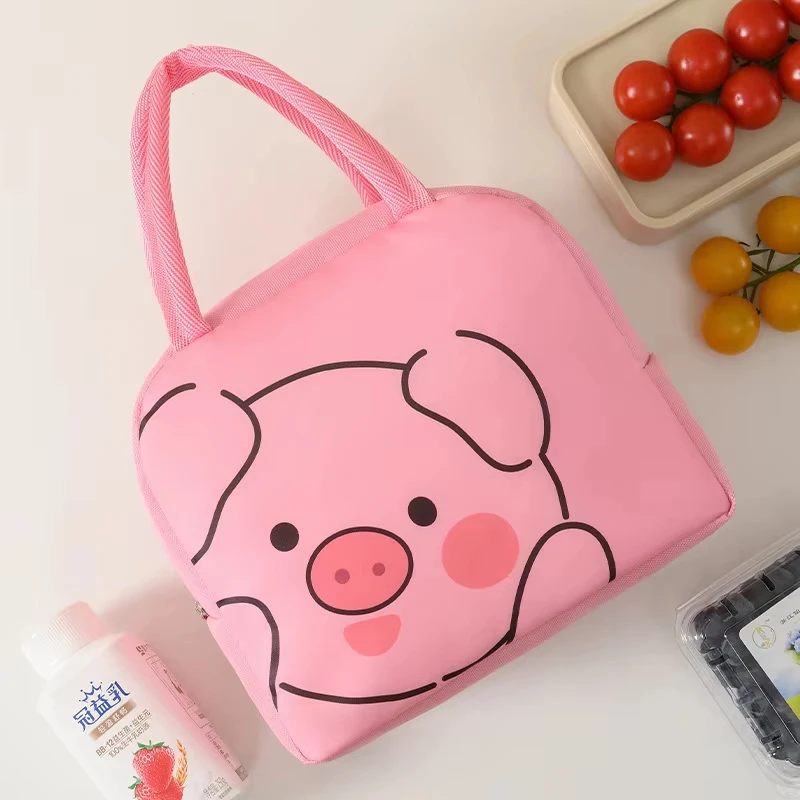 Wholesale Cute Cartoon Lunch Bags for Kids Waterproof Insulated Bags For Student Fashion Refrigerator Handbag Food Cooler Bags