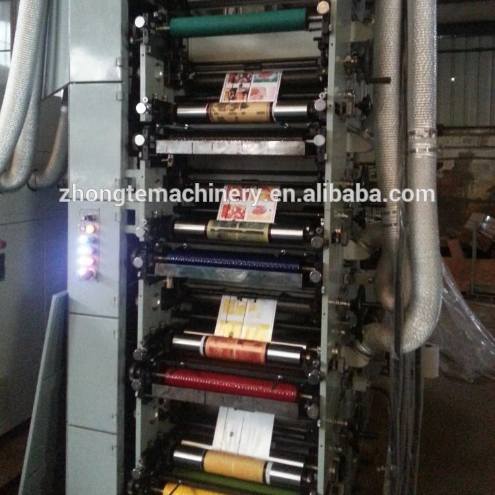 Single color stickers flexo printing and die cutting machine and sticker printing