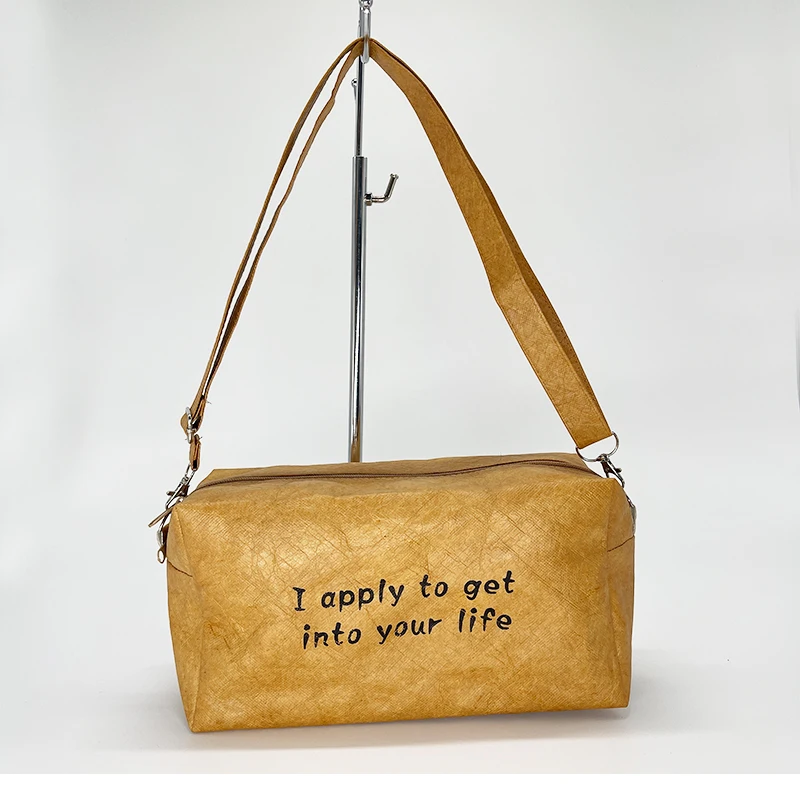 Custom Tyvek Paper Cosmetic Tote Shopping Bags