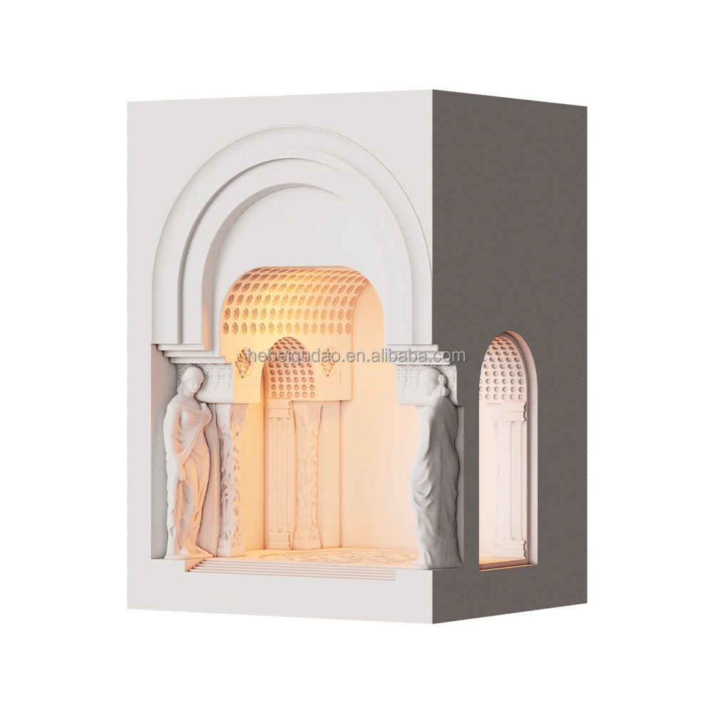 Modern Creative Indoor Gypsum Wall Lamp Original White Nordic Style Wall Sconces Modern Luxury Decorative Sconces