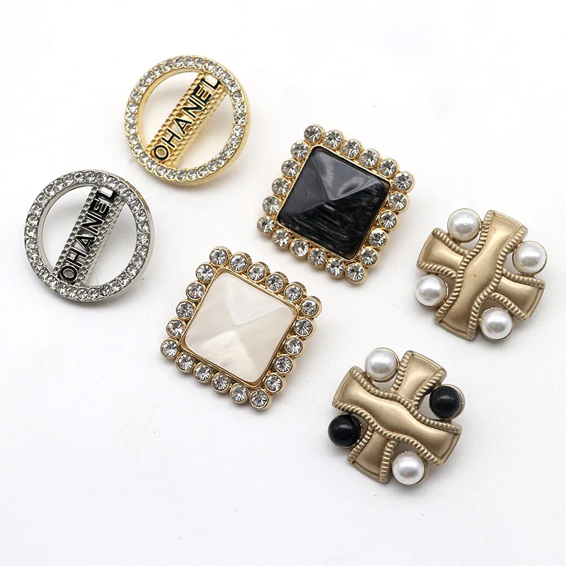 Factory direct sale jacket placket coat cuff clothes suit high-grade Zinc Alloy oil button garment & processing accessories