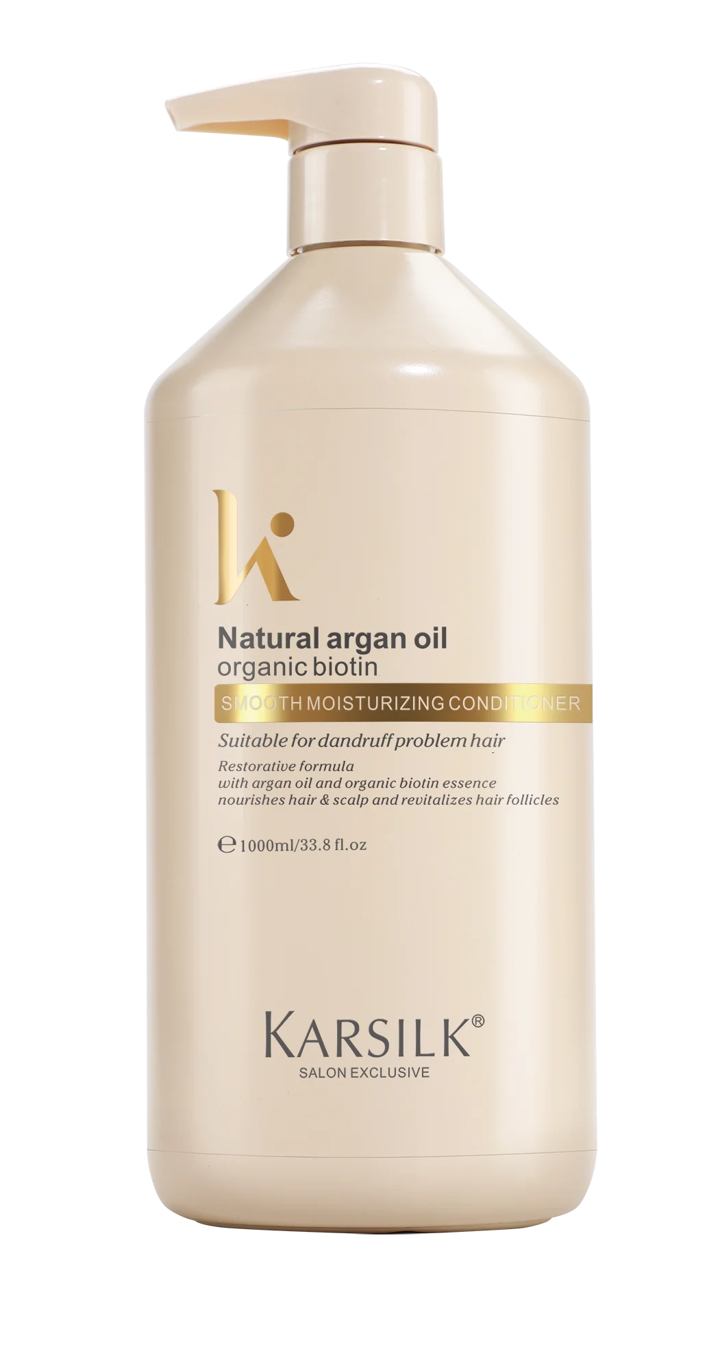 Karsilk Custom Logo OEM Vegan Sulfate Free Sampoo Italian Formula Private Label Herbal Organic Argan Oil Hair Shampoo