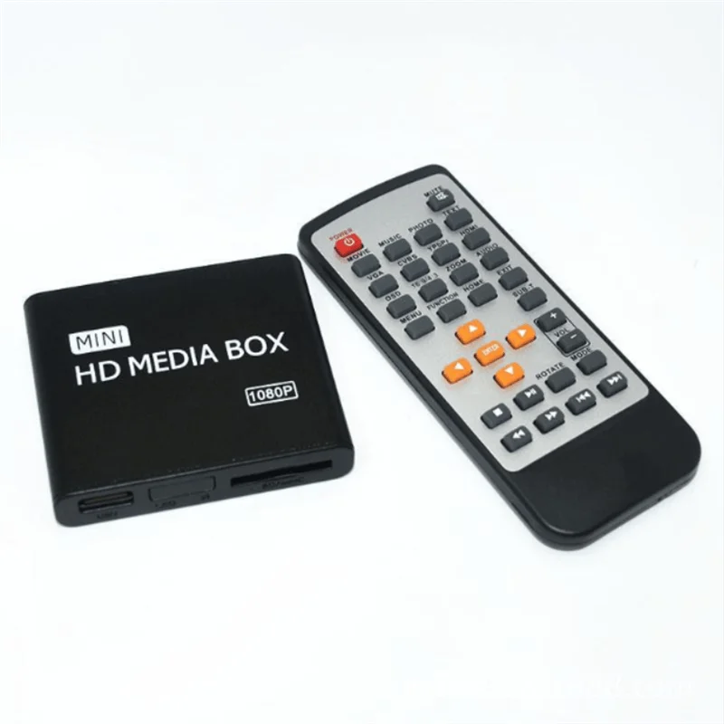 Portable 1080P digital signage media player for AD display, support loops, resume and auto play