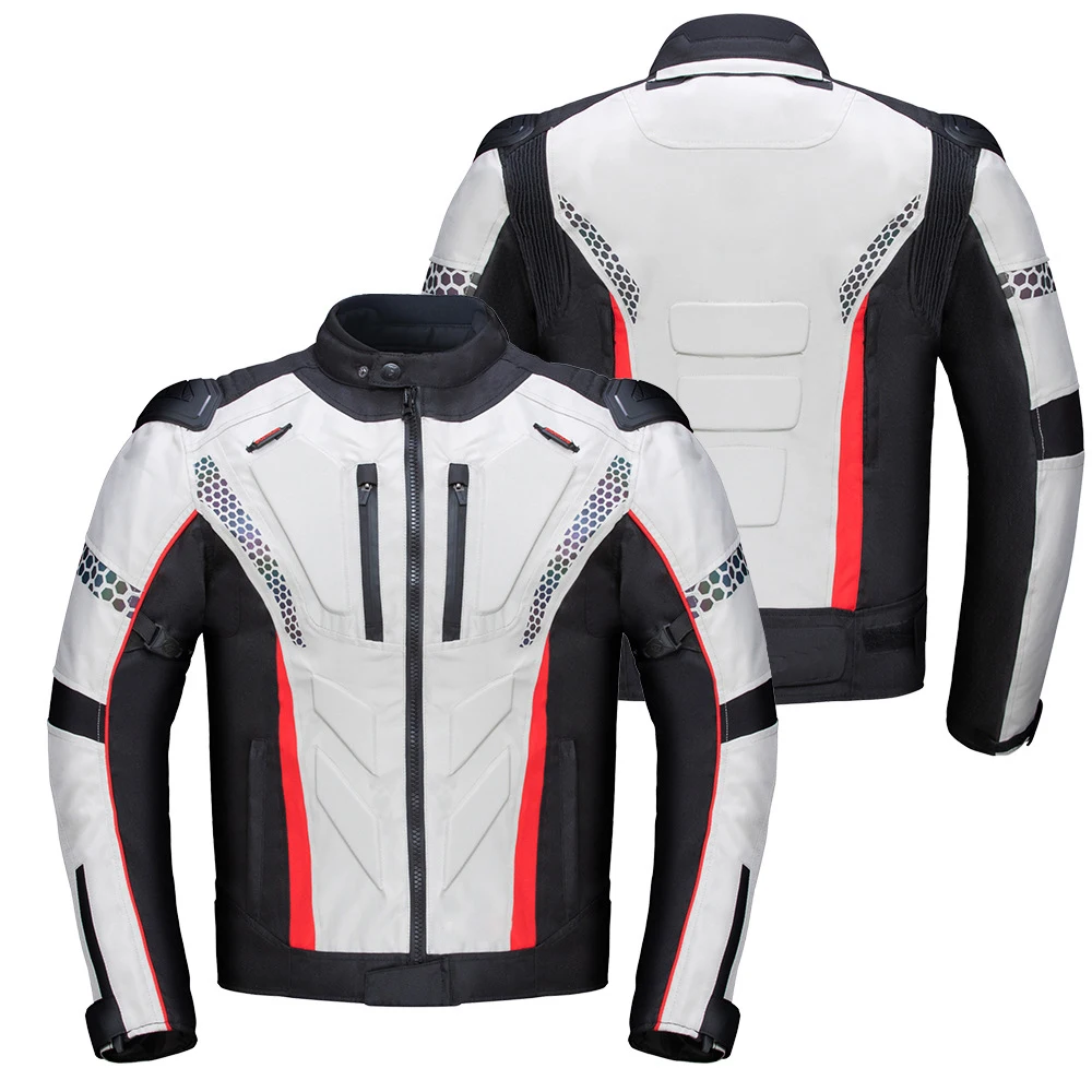 Motorcycle New Zealand Leather Suit Racing 100% Polyester Outdoor Jacket With Protectors Crane Outdoor  Motorcycle Wear/
