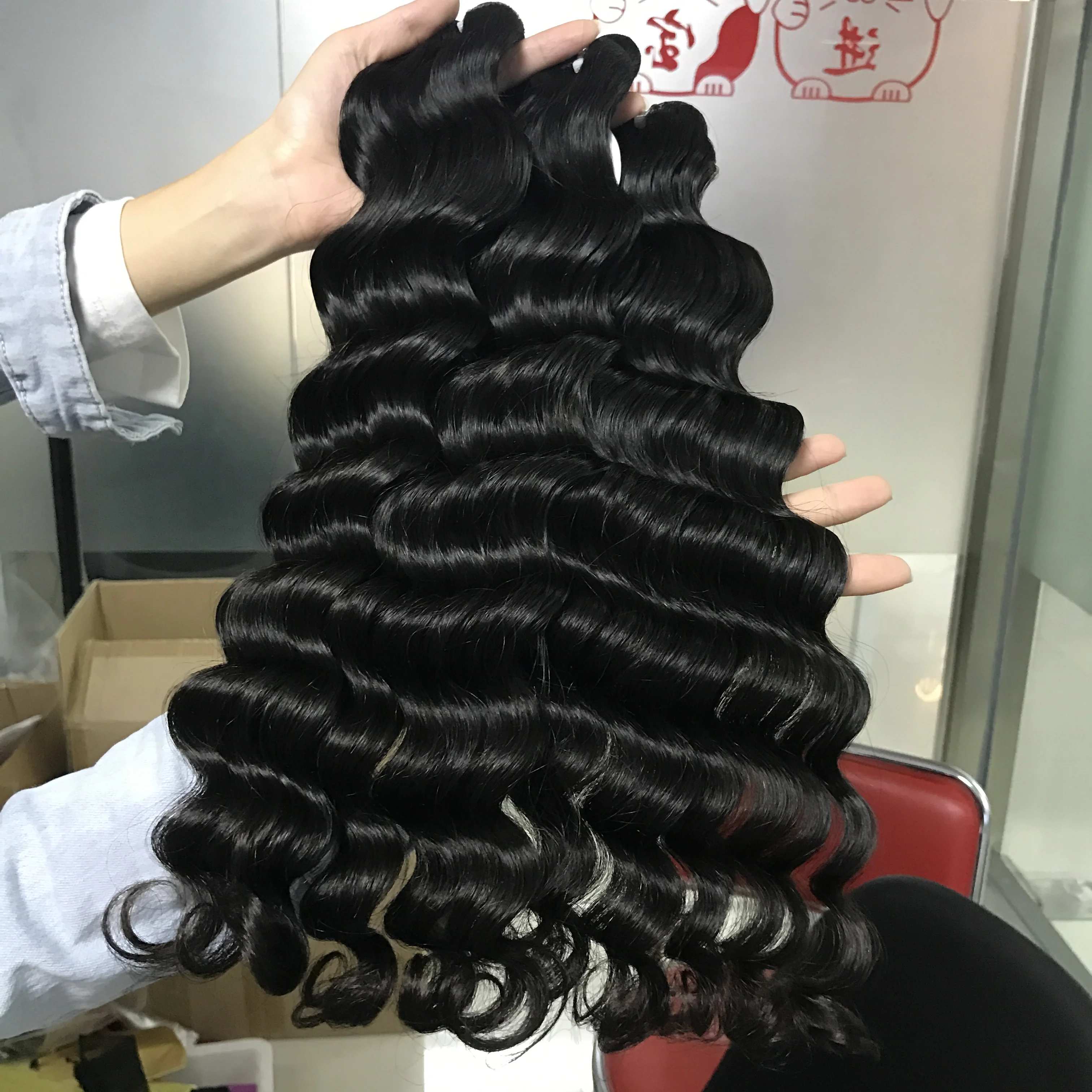 Wholesale 100% unprocessed virgin hair extension drop shipping vendor cuticle aligned double weft raw hair bundles