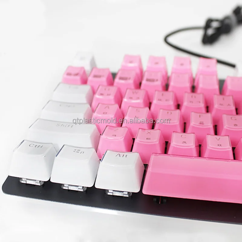 Manufacturer of Blank Custom ABS Keycap PBT Keyboard Caps and Injection Keypad Profile Parts Factory in Guangdong