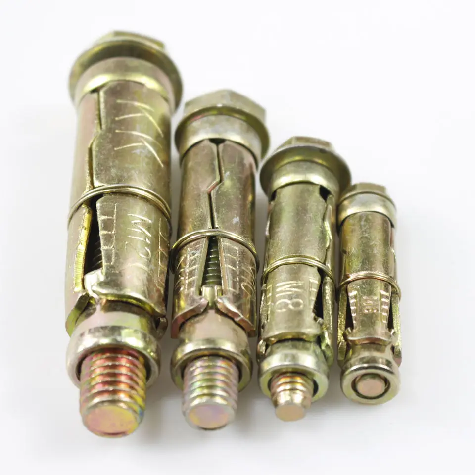 High quality 4 pieces Fix Expansion Bolt rawl bolt  4.8 6.8 8.8 10.9