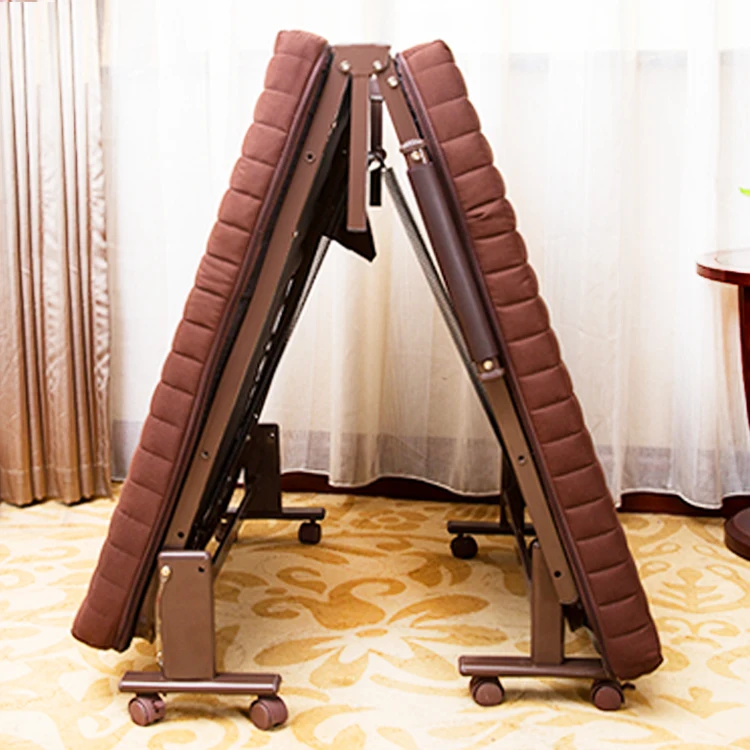 
Single steel bed extra guest foldable 