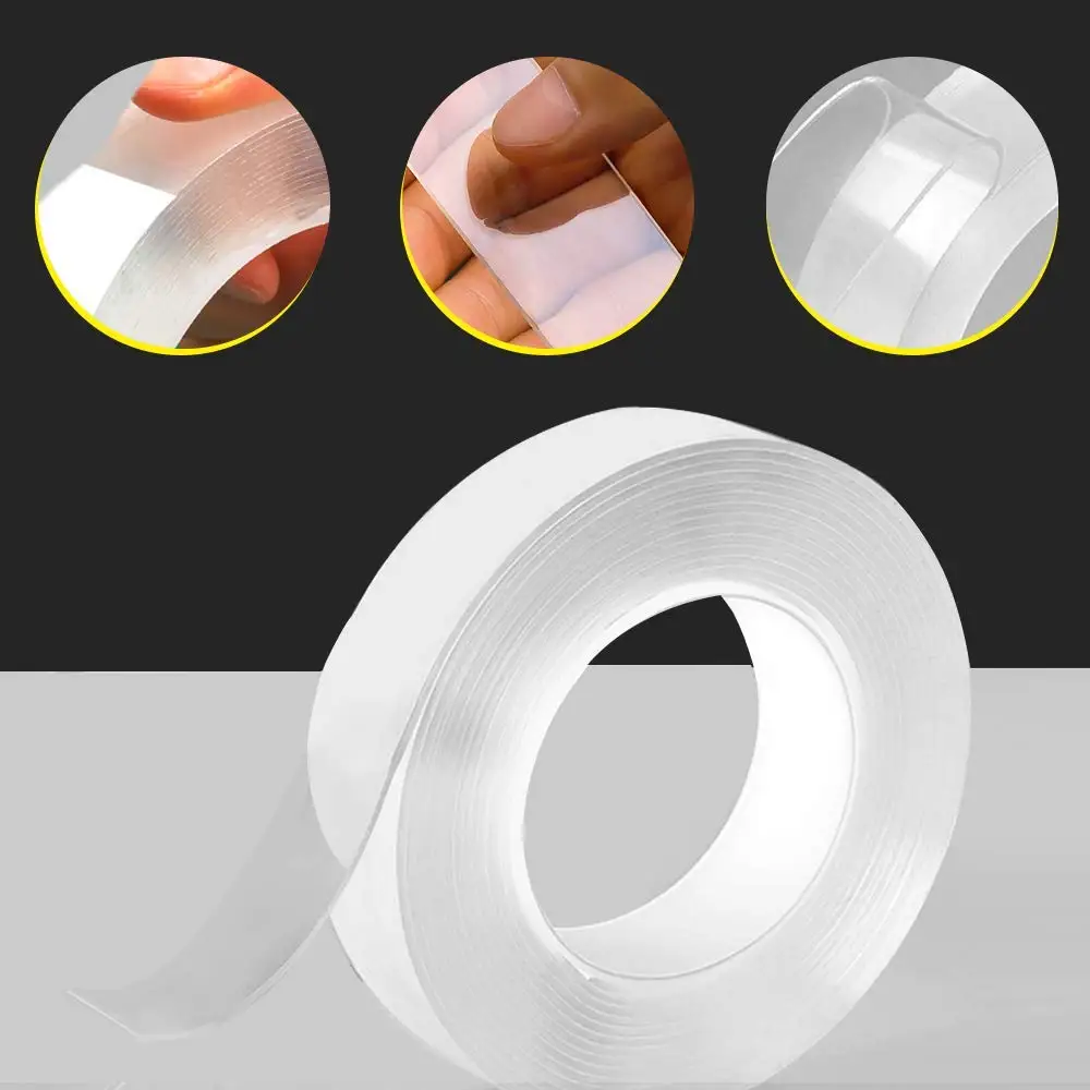 
Hight sticky grip loop disks tie glue gadget washable nano adhesive tape 