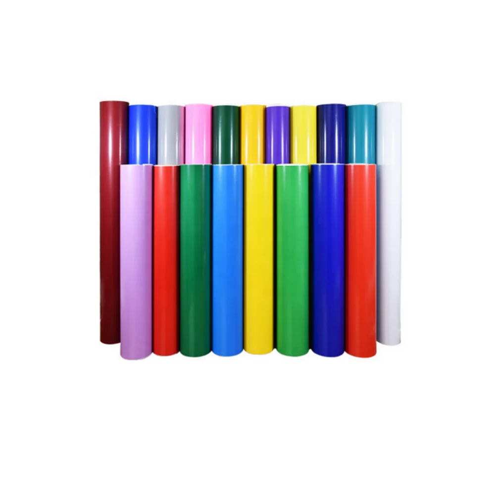 wholesale self-adhesive color cuttingvinyl rolls plotter cut for vinyl cutting plotter cut