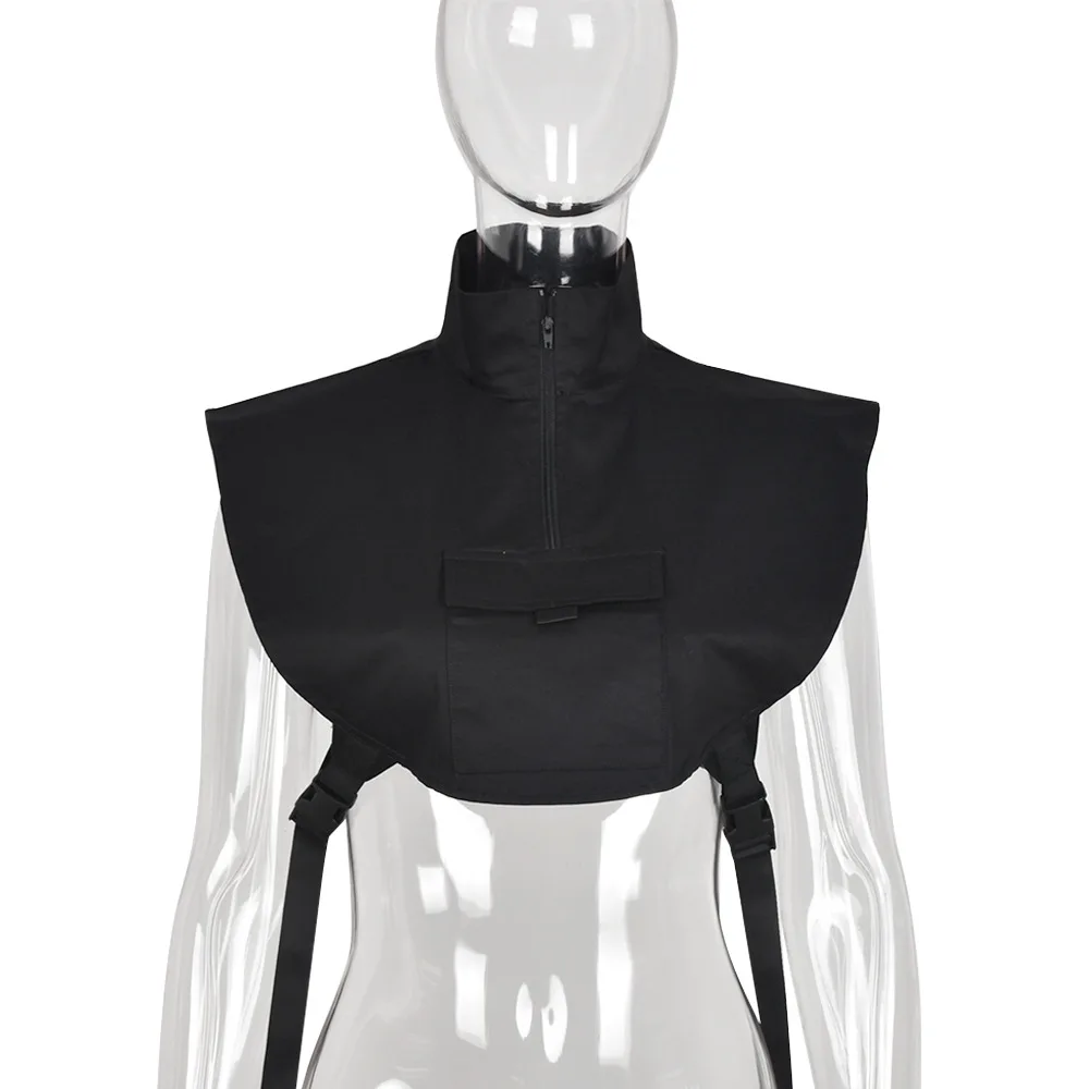 NZD6451TL Summer new schoolbag mouth fashion overalls zipper vest top women 2023