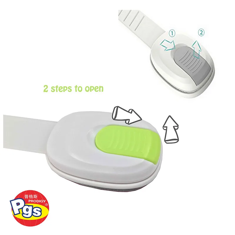 Prodigy Baby supplier Adjustable Strap Kids Child Proofing Baby Safety Locks For Fridge Cabinets Drawers